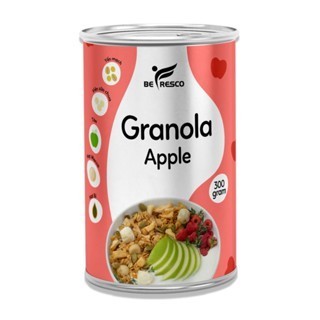  Ngũ Cốc Ăn Kiêng Granola Vị Táo Hạt Macca Mix Sữa Chua Sấy Khô Befresco 300g 