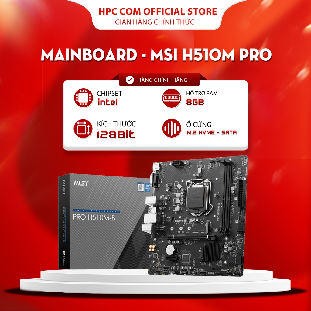 Mainboard MSI H510M-B Pro - Hàng Chính Hãng
