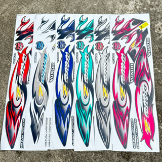 Tem Rời Lửa Cháy Mẫu Chữ Z Dán Wave 50/100/110 Chuẩn Phom Cực Chất.