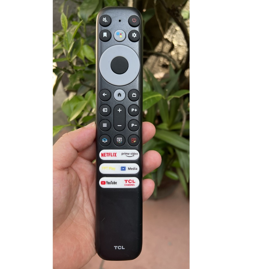 Remote Điều Khiển Tivi TCL Giọng Nói ( Model 3 Hàng Nút Smats FPT VÀ MEDIA ) Chuẩn Hàng Giống Hãng