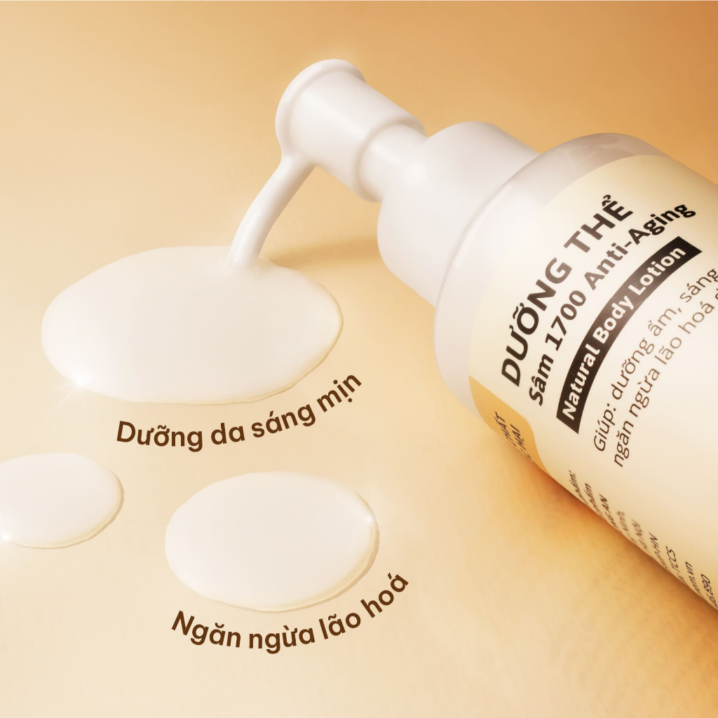 Sữa Dưỡng Thể Sâm 1700 Dưỡng Ẩm Ngăn Ngừa Lão Hoá Cỏ Mềm 150ml