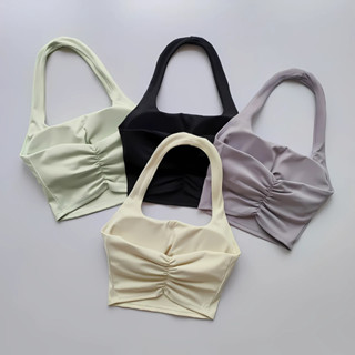 Áo Bra Nữ Cổ Yếm Nhún Sau Lưng Tập Gym, Yoga, Zumba,Thể Thao Thỏa Mái Thoáng Mát Beyour Sport