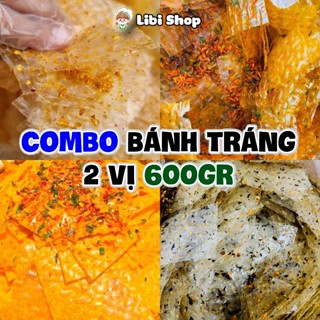 COMBO 600GR 2 BỊCH BÁNH TRÁNG TÂY NINH [Mỗi Vị 300gr, 2 Bịch 2 Vị 600g]