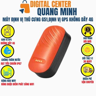Máy định vị thú cưng G51,định vị GPS mini không dây 4G,vòng cổ thông minh định vị theo dõi chó mèo
