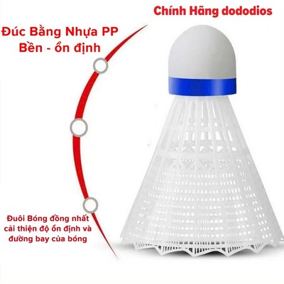 Hộp 3 Quả Cầu Lông Nhựa Chính Hãng Dododios - Nhẹ, Bền, Chắc Chắn Tốc Độ Bay Ổn Định Đúng Quỹ Đạo Mavis