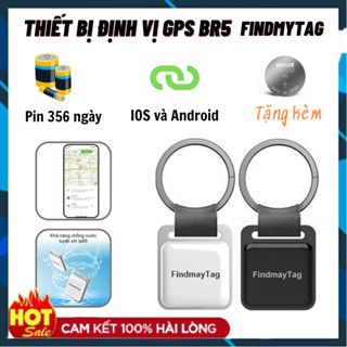 Thiết bị định vị GPS FindmyTag BR5 theo dõi oto, xe máy, thú cưng, trẻ em tránh thất lạc, kết nối qua app, IOS&Android