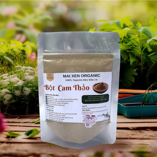 [Quà bát + thìa + vitamin ...] 500gr  Bột Cam Thảo Nguyên Chất - Mặt Nạ Dành cho Mặt và Body Giúp Dưỡng Trắng Da