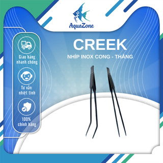Nhíp Inox Creek trồng cây thủy sinh, gắp thức ăn bể cá