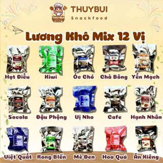  Lương Khô Mini Mix 15 Vị Viên Nén Bổ Sung Nặng Lượng Lương Khô Ăn Kiêng Dinh Dưỡng Thay Thế Bữa Ăn 