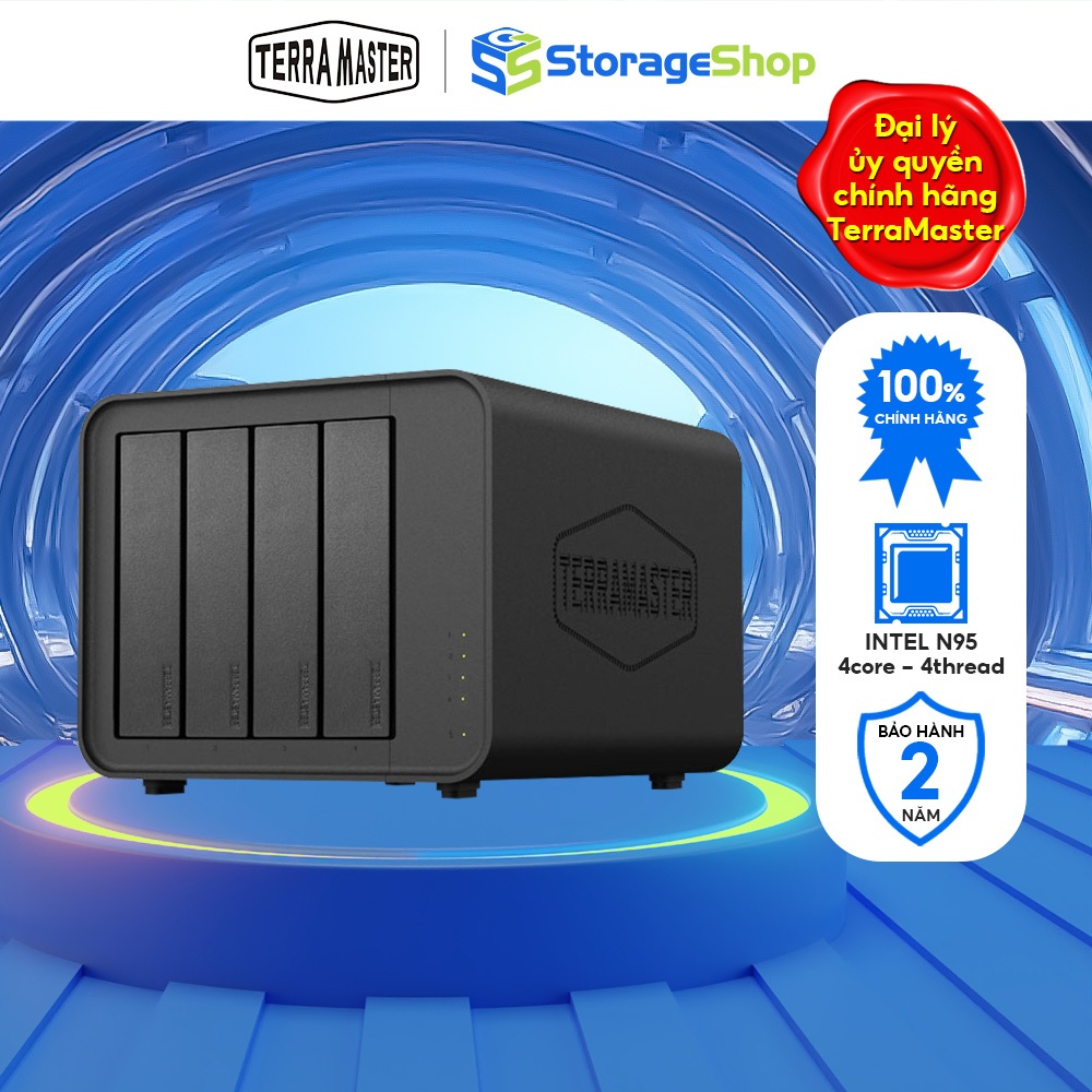 Thiết bị NAS TerraMaster F4-424 Pro 4 bay BH 2N Hàng Chính Hãng - Storage Shop