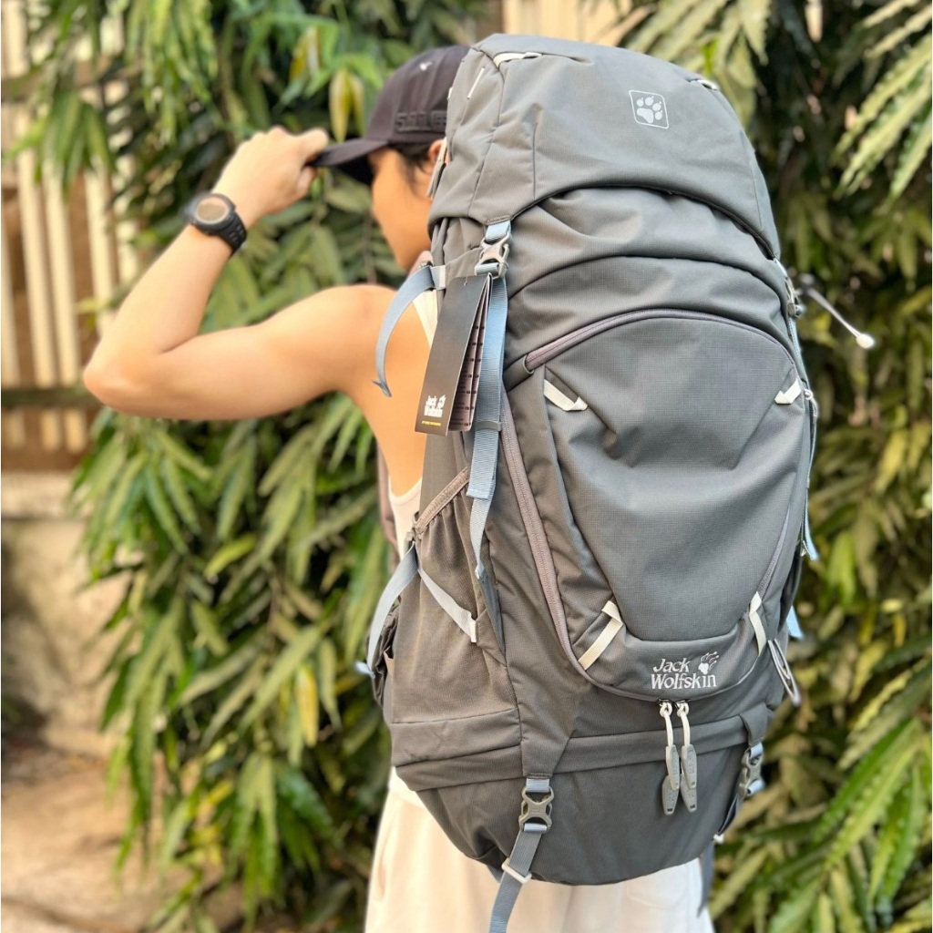 Ba lô leo núi dã ngoại Jack Wolfskin Highland Trail 55+5l