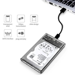 Box ổ cứng di động 2.5 inch trong suốt hộp đựng ổ cứng laptop PC