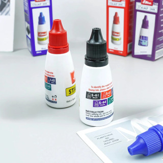 Mực Dấu Shiny Chính Hãng, Đổ Con Dấu Bền Màu, Lâu Phai Rõ Nét Dung Tích 28ml