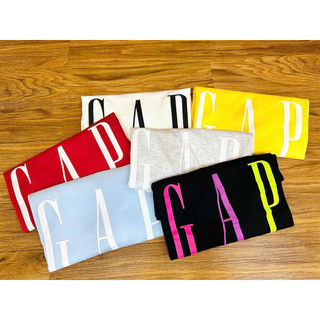 Áo thun cotton cổ tròn G.A.P form lững