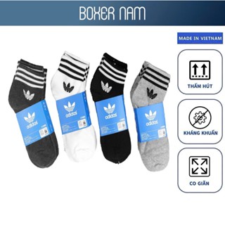  Combo 5 Tất Vớ Nam Nữ Cổ Cao AD Cotton Êm Ái Dày Dặn Thoáng Khí Chống Hôi Chân Kháng Khuẩn Boxer nam 
