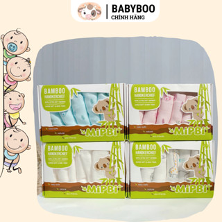 Khăn sữa khăn xô Mipbi 100% sợi tre cho bé Babyboo