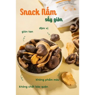  1KG Nấm hương sấy giòn ăn liền nấm sấy thăng hoa giữ nguyên hương vị tự nhiên Hàng loại 1 
