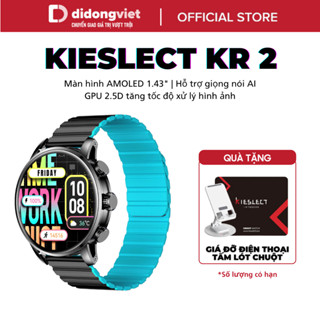 Đồng hồ thông minh Kieslect Kr2 | Màn hình 1.43" AMOLED - Trọng lượng 58 g | Chơi nhạc - tập luyện - theo dõi sức khoẻ