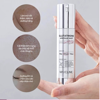 [𝐀𝐔𝐓𝐇𝐄𝐍𝐓𝐈𝐂-Loutu][MÃ 90K] Tinh Chất Dưỡng Trắng Cải Thiện Nếp Nhăn Maxclinic Glutathione Ampoule Shot Daily Serum