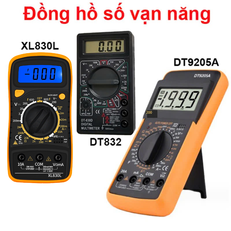 Đồng hồ đo điện áp DT9205A