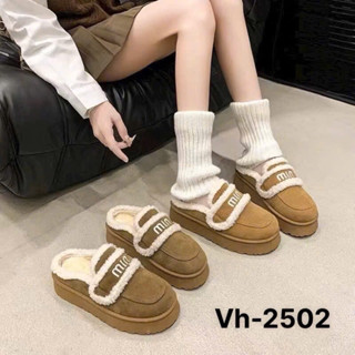 Giày nữ mùa đông, Sục lông Min hàng loại 1 fullbox