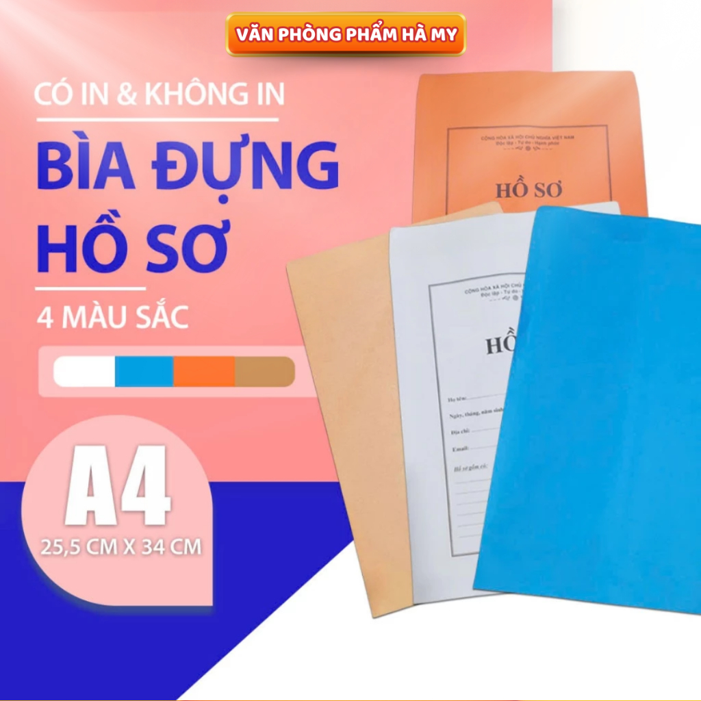 Combo 10 Cái Túi Đựng Hồ Sơ Xin Việc A4, Bao Bì Thư Đựng Hồ Sơ