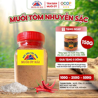  Muối tôm nhuyễn sặc Tây Ninh hủ 100g 250g 500g - Muối ớt Hải - Đặc Sản Tây Ninh 