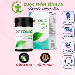 Viên uống diệt ký sinh trùng Detoxic, xuất xứ Nga, thải độc, ngừa hôi miệng, tăng sức đề kháng