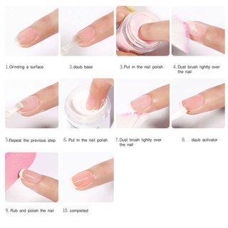 Bộ Bột Nhúng Và Chai Base Top Cứng Móng