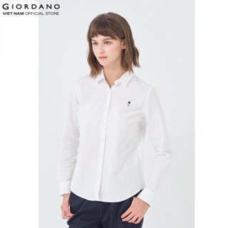 GIORDANO Áo Sơ Mi Nữ Dài Tay Classics Shirt 05344038