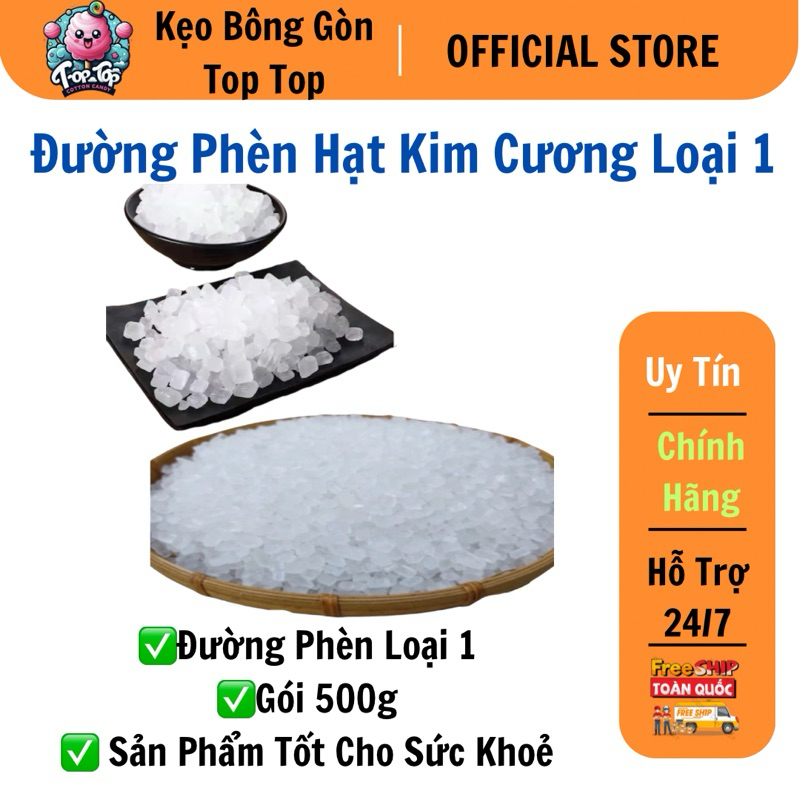 1kg đường phèn kim cương.