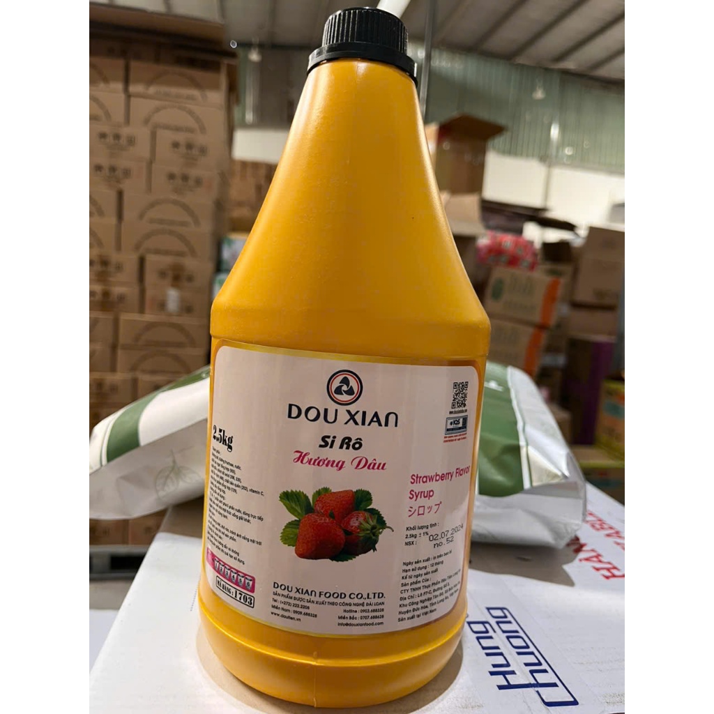 SYRUP DOUXIAN DÂU 2,5KG
