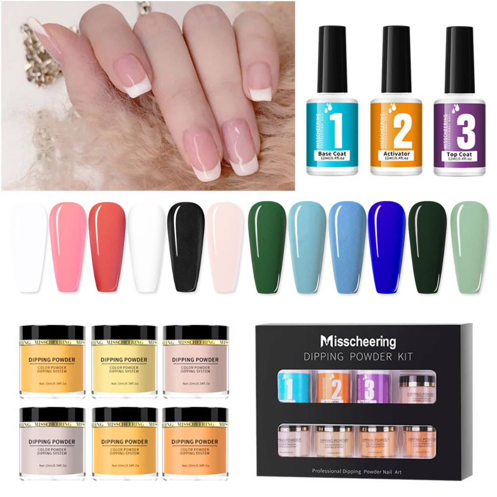 Bộ Bột Nhúng Và Base Top Làm Móng