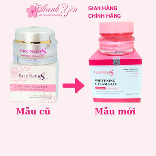 [FREESHIP + 🎁] Kem Face Nano S - Sắc Hồng dưỡng trắng da ban ngày 20g - tổng hợp Collagen