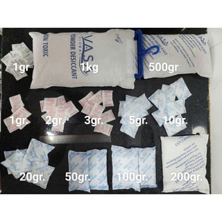 [ Hot ] 1Kg Gói hút ẩm loại 1/2/3/5/10/20/50/100/500g Silicagel - gói hút ẩm, khử mùi chống ẩm mốc