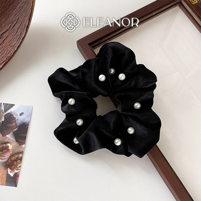 Dây buộc tóc nữ Eleanor Accessories đính ngọc trai nhân tạo dây cột tóc phụ kiện tóc 9026