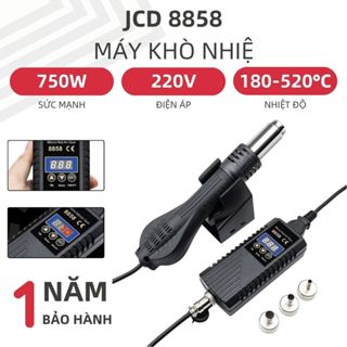 JCD 8858 750w máy khò nhiệt màn hình LCD có thể điều chỉnh nhiệt độ sửa chữa điện thoại di động