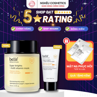 Mặt nạ ngủ Belif Multi Vitamin Mask cấp ẩm dưỡng da căng bóng 75ml