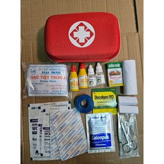 Túi y tế cứu thương 21x14x5 cm và 14 cơ số