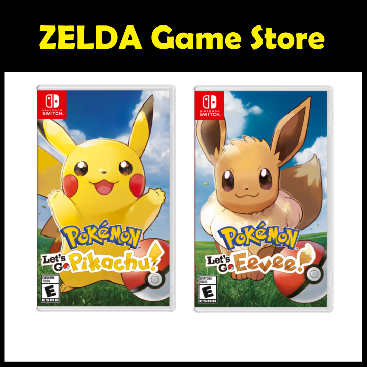Băng Game Pokemon Let's Go Pikachu Eevee (2ND) Nintendo Switch