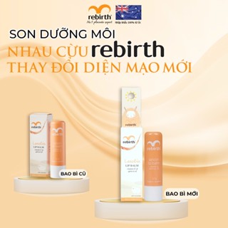 Son dưỡng ẩm nhau thai cừu Rebirth Lanolin Lip Balm with Vitamin E & Apricot Oil (3.7g)
