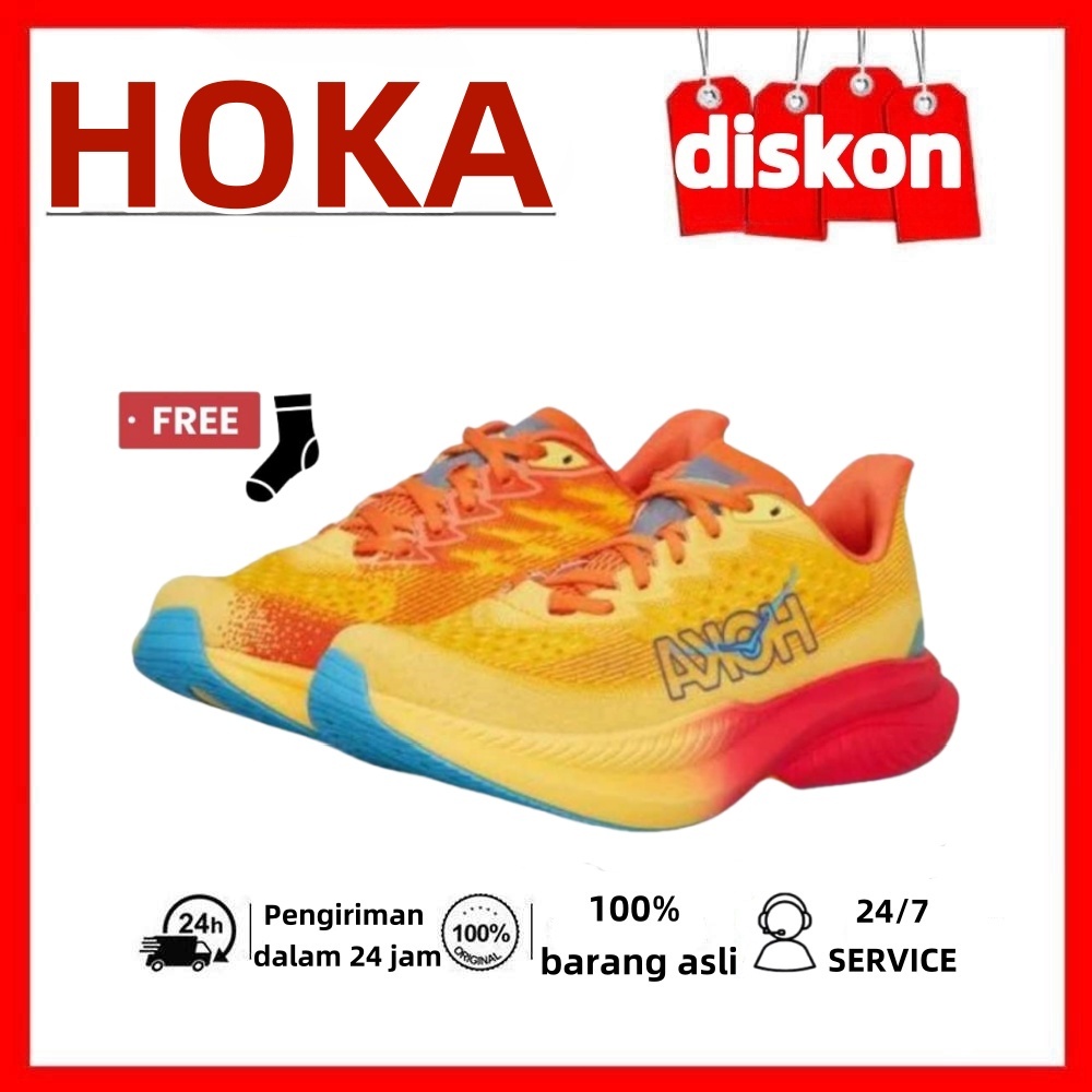 [Hàng giao ngay]Hoka Mach 6 giày thể thao nam và nữ hoka clifton 9 Giày chạy