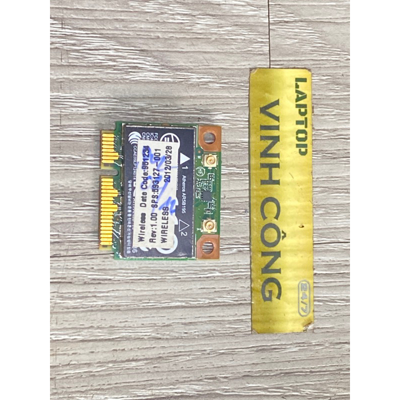 Card Wifi cho laptop HP 4530S 4530s Model AR5B195 hàng zin tháo máy