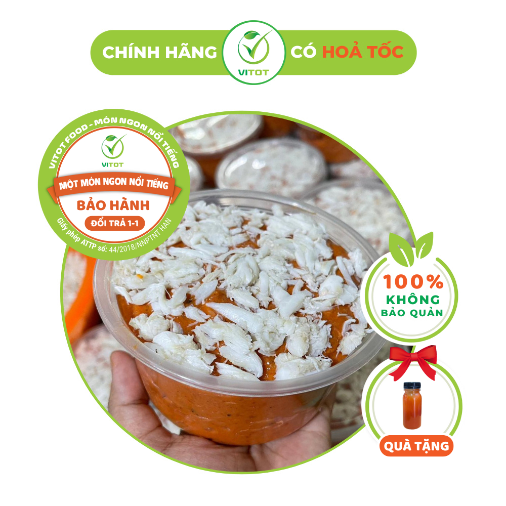 [HỎA TỐC] Chả Cua Huế VITOT Tươi Mềm Dai Ngon Thơm Ngon Đúng Điệu Đặc Biệt