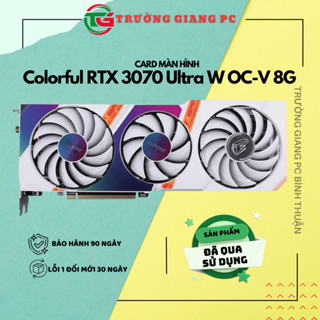  VGA Colorful RTX 3070 8GB GDDR6 iGame Ultra W OC-V White  iGame GeForce RTX 3070 Ultra W OC-V  - 2ND bảo hành 90 ngày 