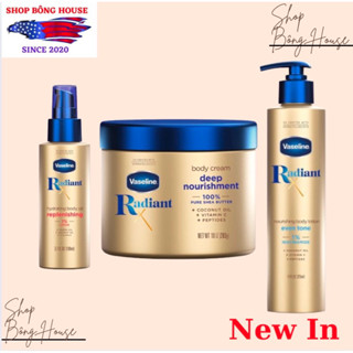   BILL MỸ  BỘ SƯU TẬP CÁC SẢN PHẨM DƯỠNG DA VASELINE RADIANT X  KEM DƯỠNG THỂ SỮA DƯỠNG THỂ DẦU DƯỠNG THỂ  
