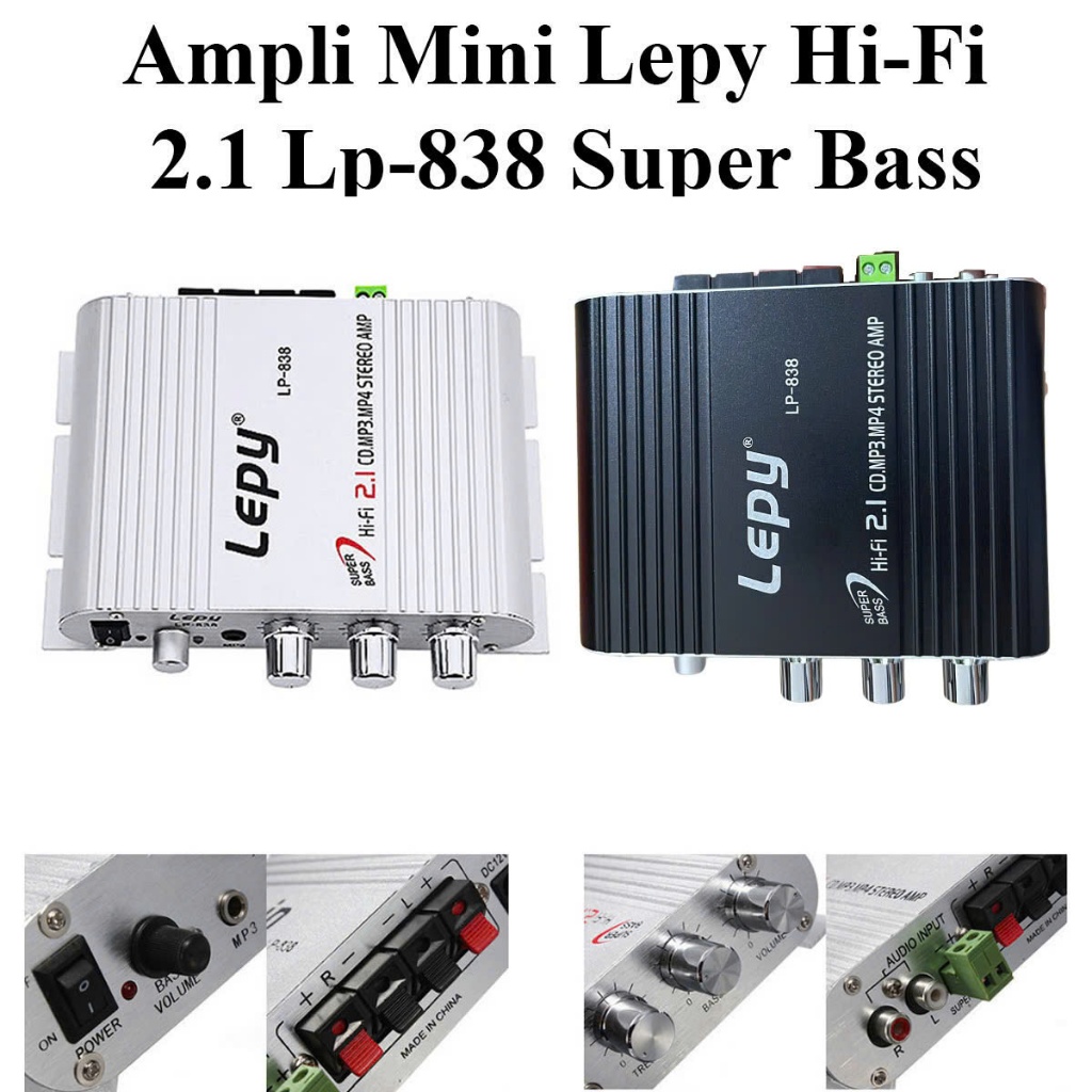 Ampli Mini Lepy Hi-Fi 2.1 Cao Cấp