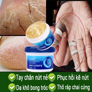 Kem dưỡng chân Vaseline Kem nứt nẻ gót chân Kem Chống Nẻ  làm hết nứt nẻ gót chân tay đầu gối làn da chai lì thô giáp40g