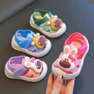  TP1 2024 Giày Sandal Trẻ Em Bán Chạy Nam Mùa Hè Mặc Ngoài Trời Chống Trơn Trượt Chống Đá Bảo Vệ Chân Cho Bé 