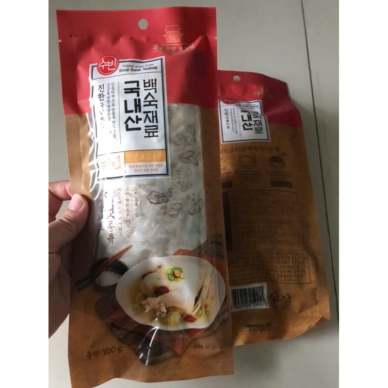 Thảo dược sâm hầm gà Hàn Quốc 100g